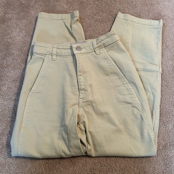 Yellow buttery Everlane jeans size 00 - Picture 1 of 5
